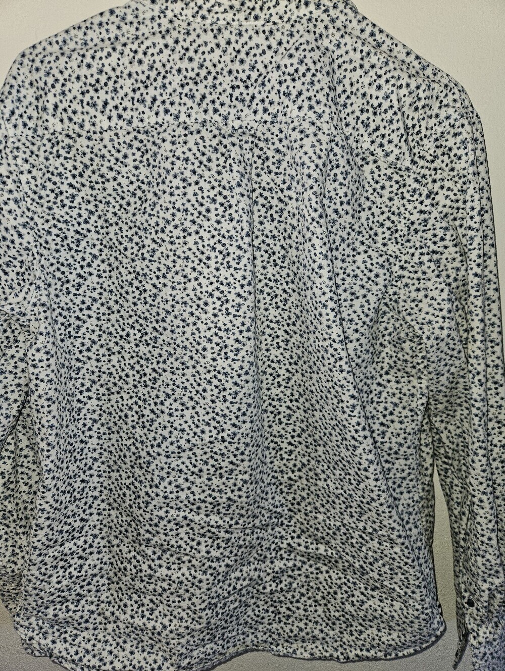 Denim & Flower Womans Floral Print Long Sleeve Button Up Shirt Size L - Picture 11 of 11